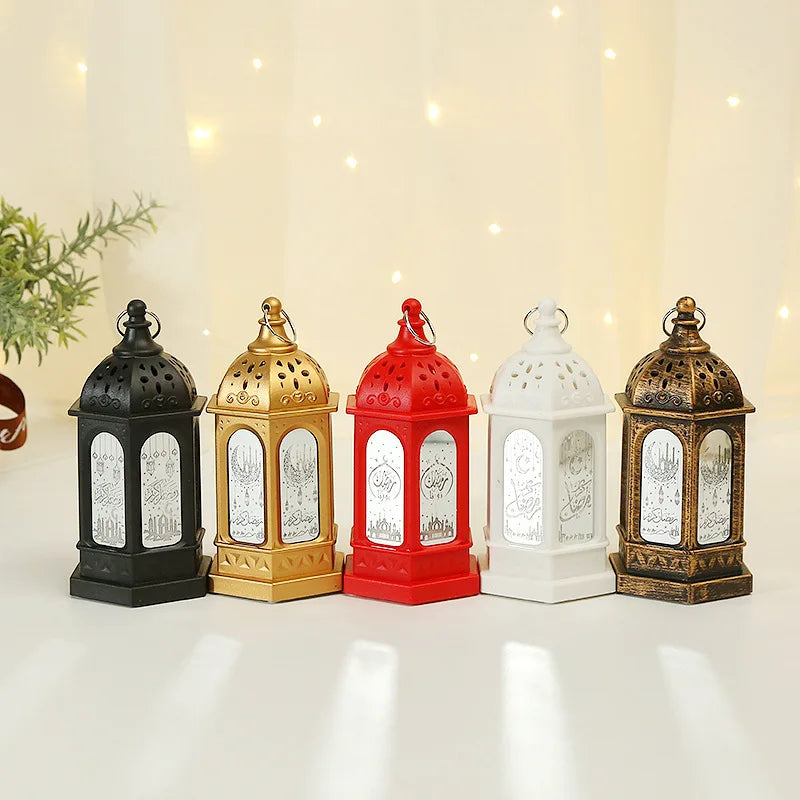 Ramadan LED Lantern Lights – Eid Mubarak Home Decoration 2026 Islamic Festival Party Decor